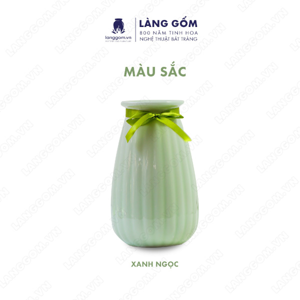 Lọ hoa Men ngọc giỏ cua bé