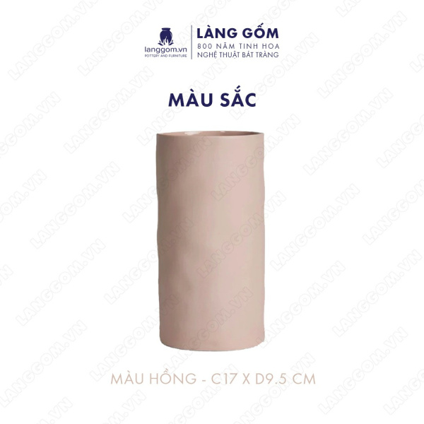 Lọ hoa Men mát giả nặn