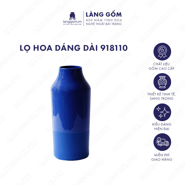 Lọ hoa Men mát dáng dài