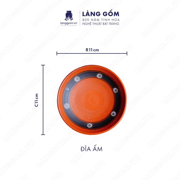 Bộ ấm chén và bộ phụ kiện men mộc hoa ban 