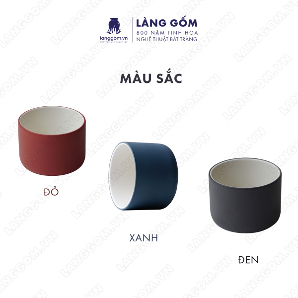 Cốc hình trụ không quai (lùn)
