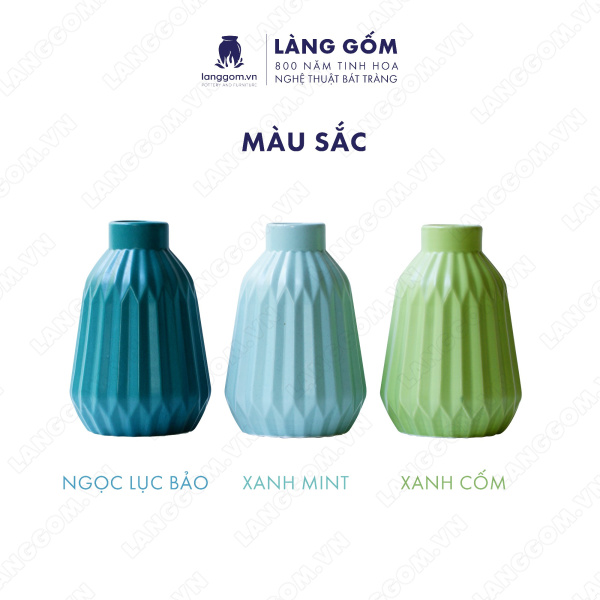 Lọ hoa Men mát đèn lồng